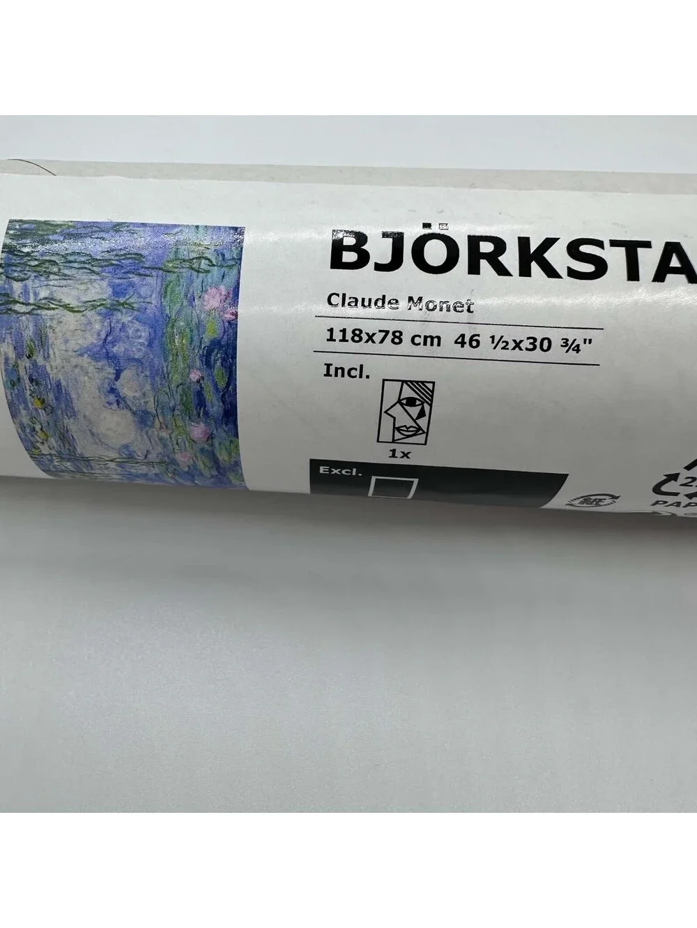 IKEA BJÖRKSTA Claude Monet Water Lilies Canvas Print 46 1/2 x 30 3/4